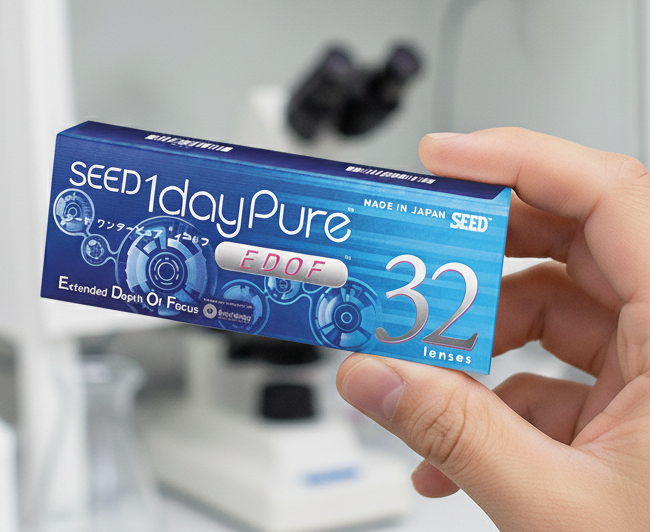 Boîte de lentilles SEED EDOF 1day Pure