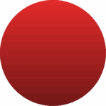 Pastille rouge représentant Excel Vision